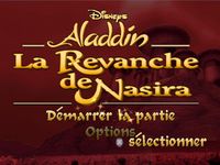 Aladdin - La Revanche de Nasira, capture décran